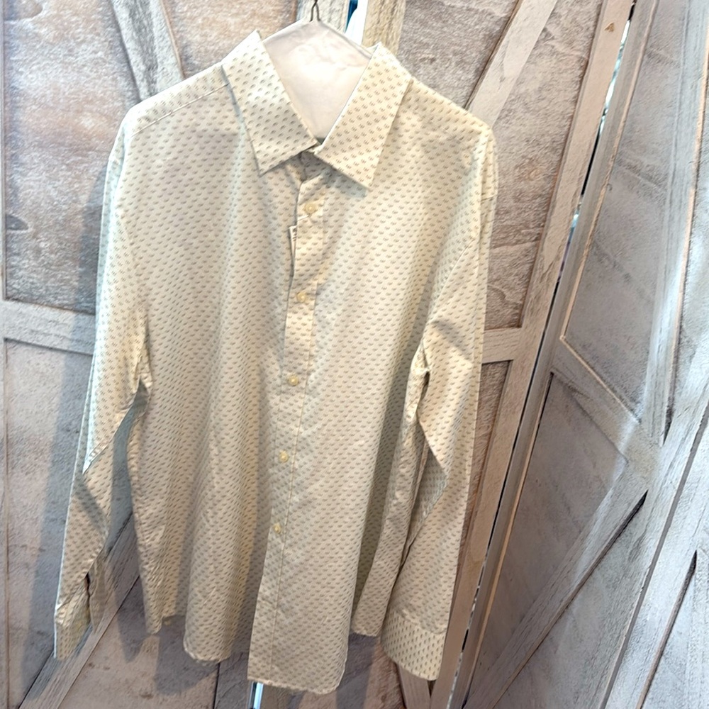 Original Penguin Off-White Patterned Shirt